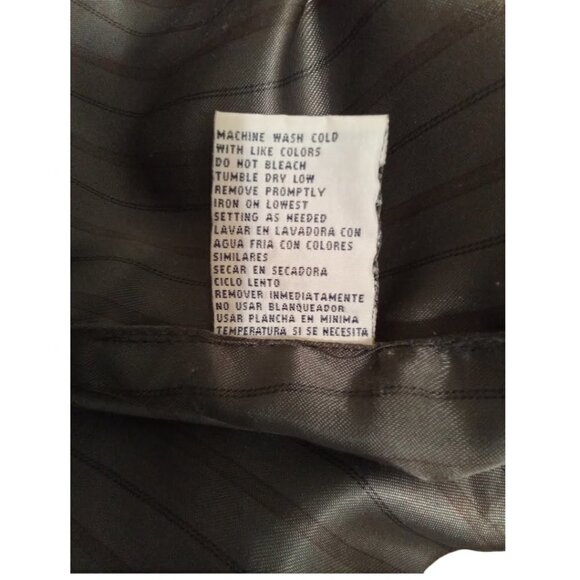 ABERDEEN Collection Vintage Black Zip Front Members Only Jacket Sz XXL - Picture 9 of 10